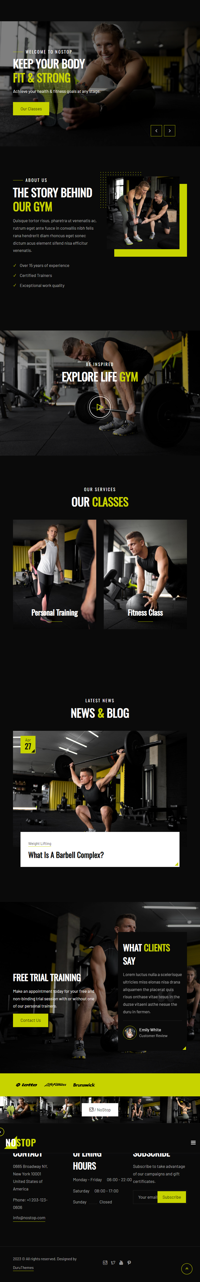 Home Page Screenshot